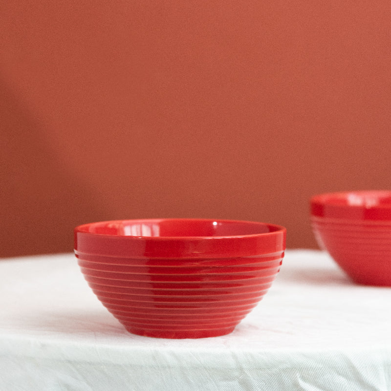 Rogue Red Swirl Bowl Bowls June Trading