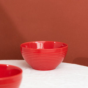 Rogue Red Swirl Bowl (Set of 6) Bowls June Trading