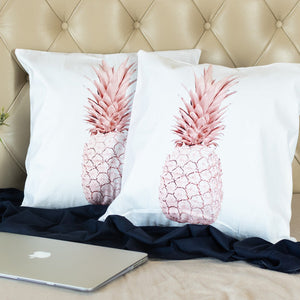 Pineapple Print Cushion Covers (Set of 2) Cushion Cover June Trading