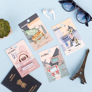 Cute Luggage Stickers Luggage tags June Trading
