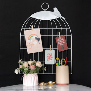 Bird Cage - Photo Holder Wall Grid Photo Holder Grid June Trading