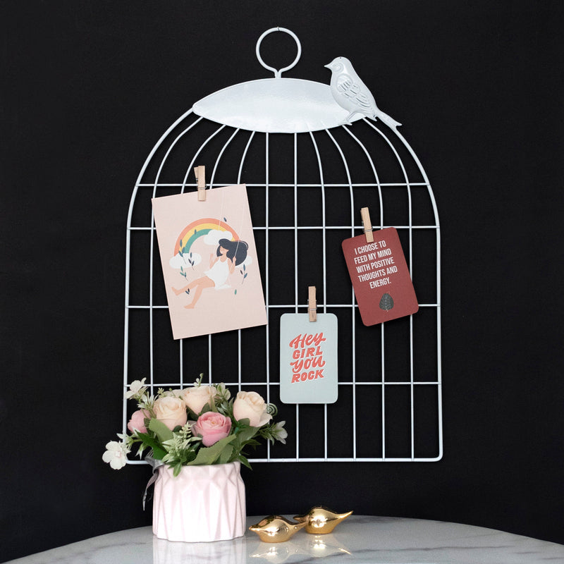 Bird Cage - Photo Holder Wall Grid Photo Holder Grid June Trading
