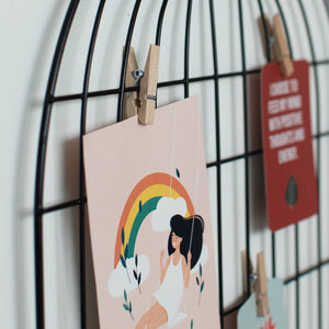 Bird Cage - Photo Holder Wall Grid Photo Holder Grid June Trading