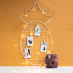 Pineapple - Photo Holder Wall Grid Photo Holder Grid June Trading Ivory White