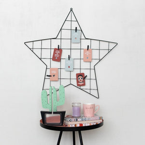 Star (Big) - Photo Holder Wall Grid Photo Holder Grid June Trading