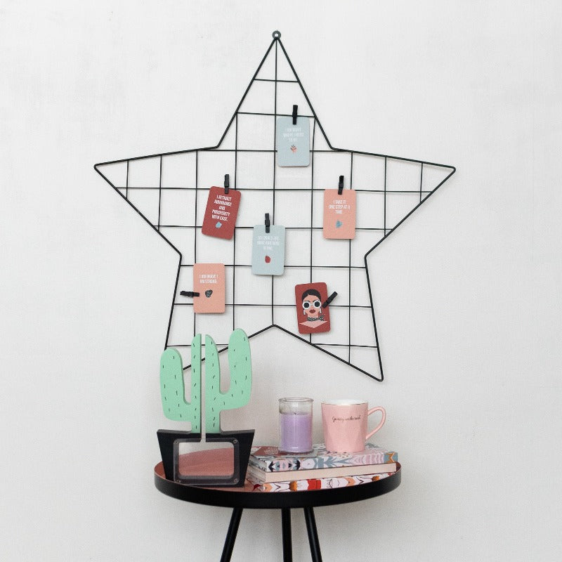 Star (Big) - Photo Holder Wall Grid Photo Holder Grid June Trading