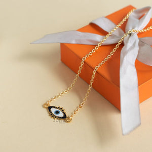 Gold Evil Eye - Necklace Necklace June Trading