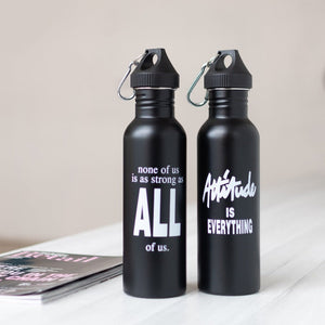 Metal Bottle With Motivational Quotes Bottles June Trading