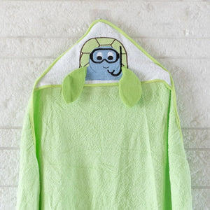 Baby Hooded Towel - Tortoise Baby Towels June Trading