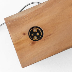 Wooden Table Night Lamp Lamps June Trading