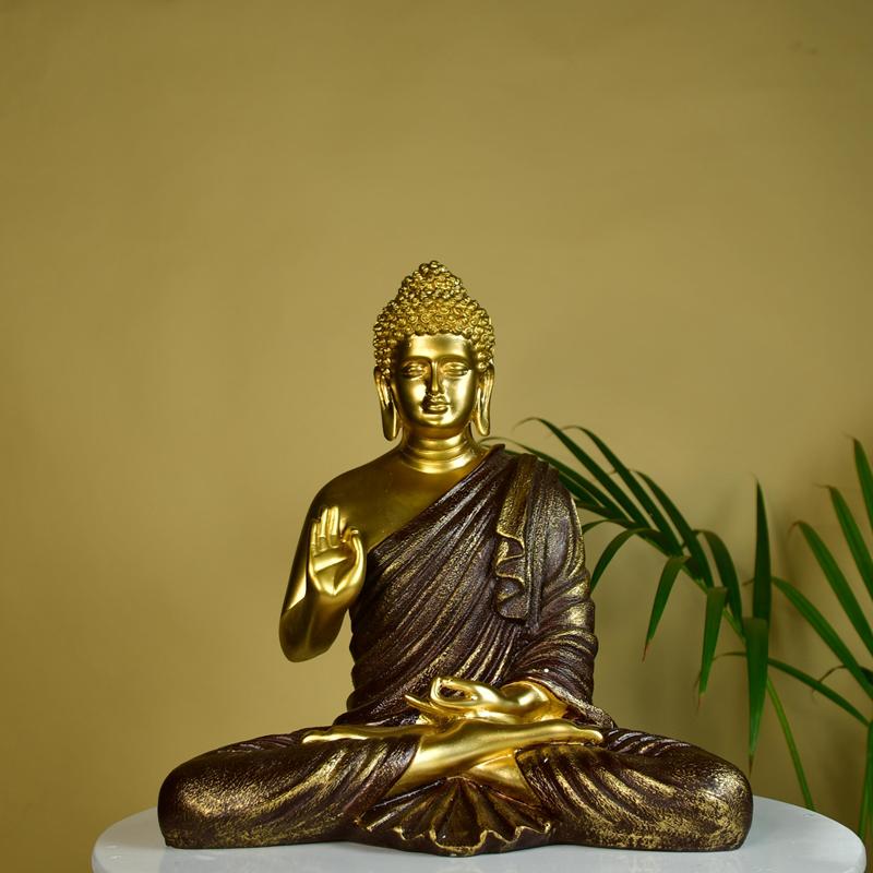 Sowpeace Resin Buddha Decor