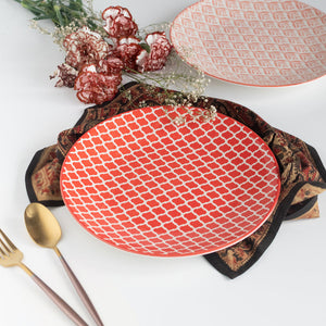 Ogee Pattern Moroccan Dinner Plate Dinner Plates June Trading