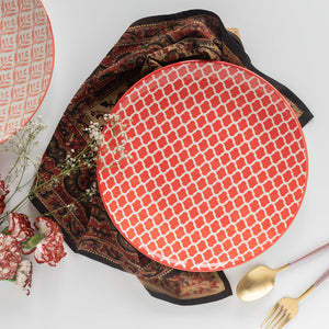 Ogee Pattern Moroccan Dinner Plate Dinner Plates June Trading