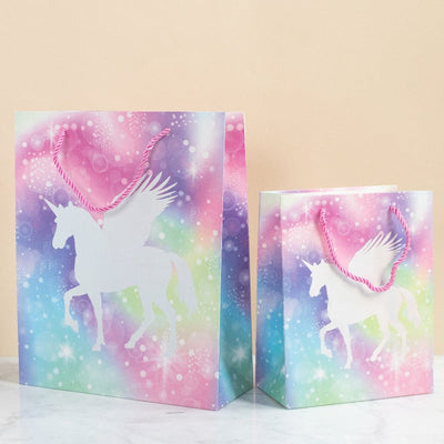 Colorful Unicorn Gift Bag (Set of 4) Gift Bag June Trading   
