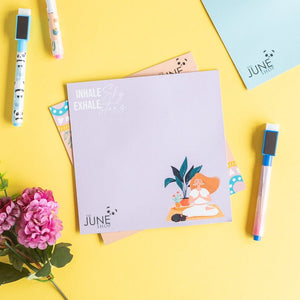 Inhale Exhale- Magnetic Board Sheet (Rewritable) Magnetic Board June Trading