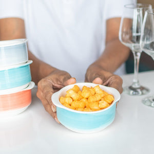 Colourful Ombre Bowls (Set of 6) Serving Bowls June Trading
