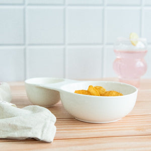 Chip & Dip Serving Bowl Serving Plates June Trading