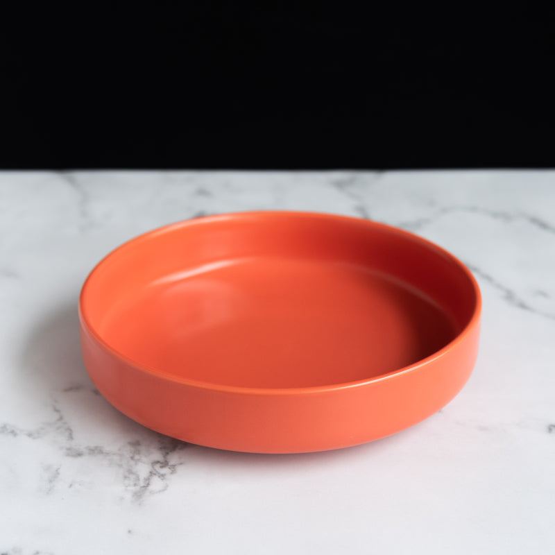 Solid Coloured Dinner Plate Dinner Plates June Trading Rust Orange