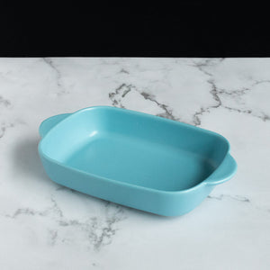 Rectangular Baking Tray Serving Bowls June Trading Sky Blue