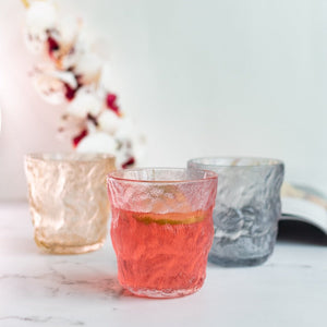 Frosted Glacier Glass (Set of 4) Glasses June Trading