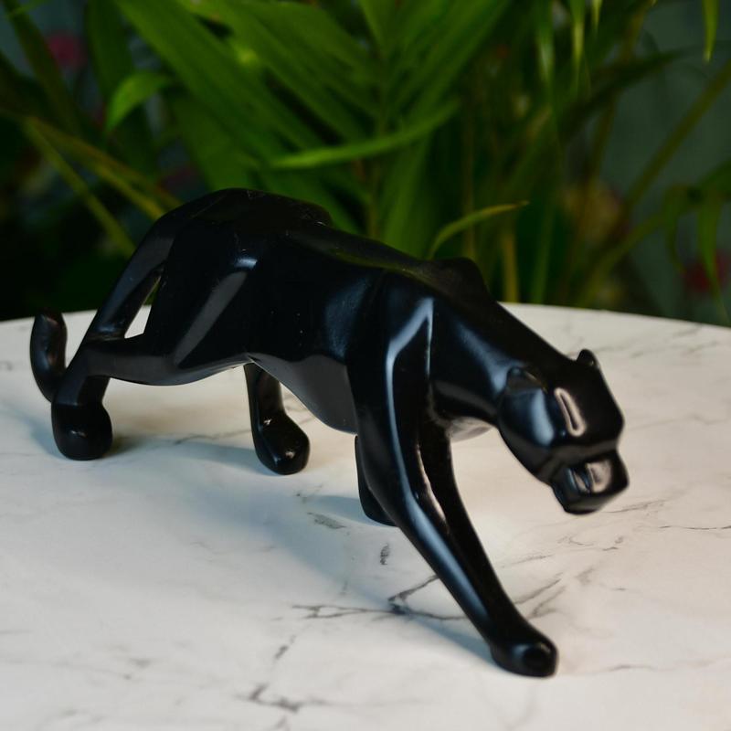 Sowpeace Resin Panther Statue