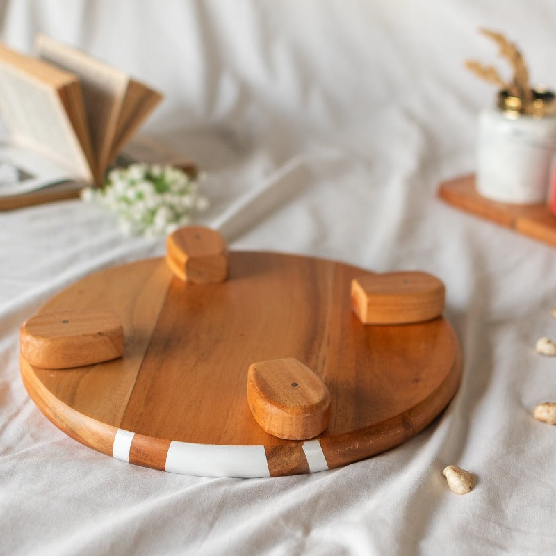 Wooden Circular Riser Utility June Trading