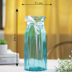 European Style Tall Glass Vase Vases June Trading