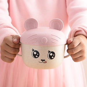 Wheat Straw Bowls Bowls June Trading Crepe Pink