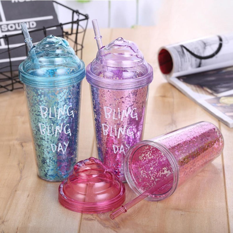 Bling Bling Travel Sipper Sippers June Trading
