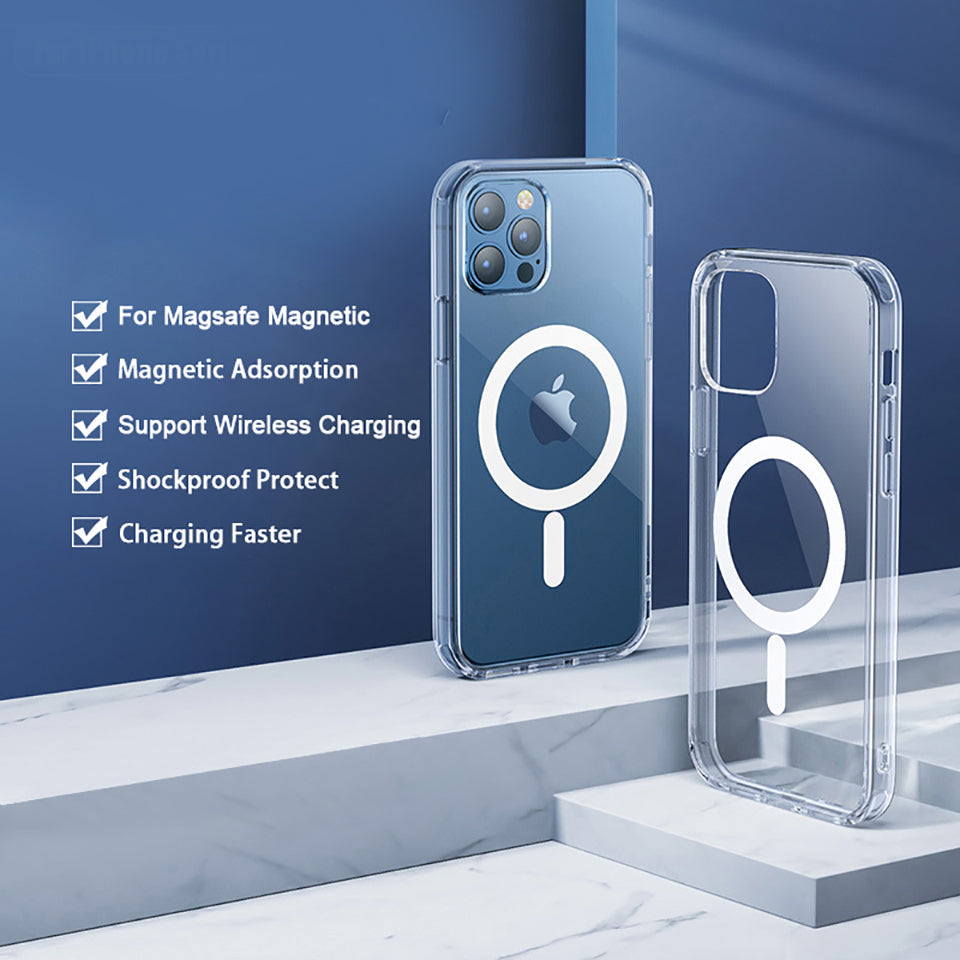 Ultra Hybrid MagSafe Back Clear Case For Apple iPhone 12 Pro Max iPhone 12 Pro Max June Trading