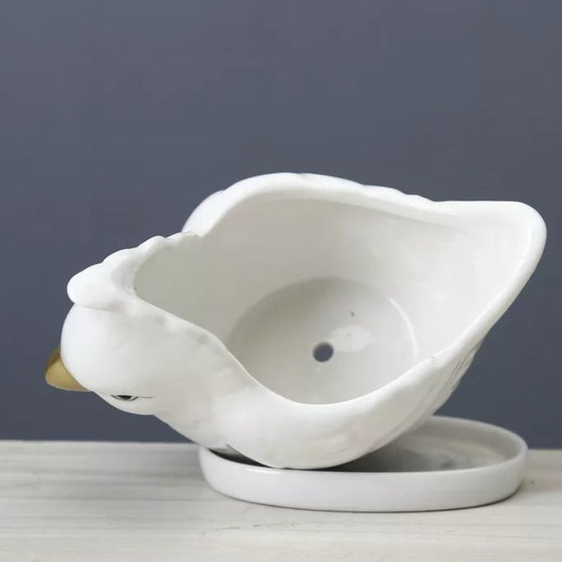 Parrot Ceramic Pot For Plants Planters June Trading