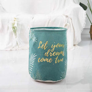 Tropical Print Laundry Basket Laundry Bag June Trading Let your dreams come true