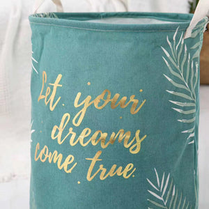 Tropical Print Laundry Basket Laundry Bag June Trading