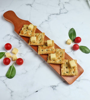 Long Platter with Handle Serving Platters June Trading