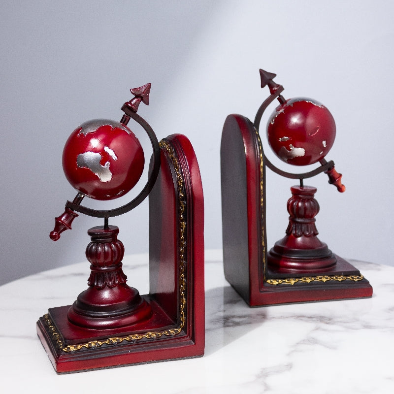 Wander World Wide Ruby Red Bookend Artifacts The June Shop