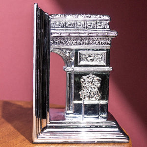 Arc de Triomphe Sterling Bookend Artifacts The June Shop