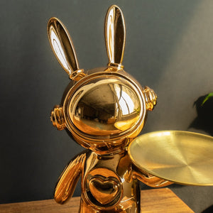 Gold Soul Bunny Sculpture Artifacts The June Shop