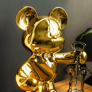 Gold State Of Mind Bear Sculpture Artifacts The June Shop