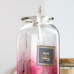 Iridiscent Gradient Glass Vase Vases June Trading Berry Gradient