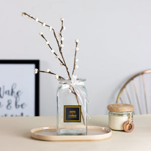 Iridiscent Gradient Glass Vase Vases June Trading Translucent Glass