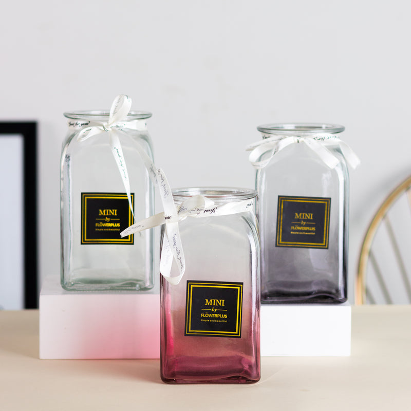 Iridiscent Gradient Glass Vase Vases June Trading