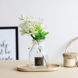 Gradient Antique Glass Vase Vases June Trading Crystalline Glass