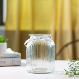 Florentine Solid Colour Glass Vase Vases June Trading Clear Glass