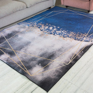 Ornate Lines Modern Home Large Carpet Carpets June Trading