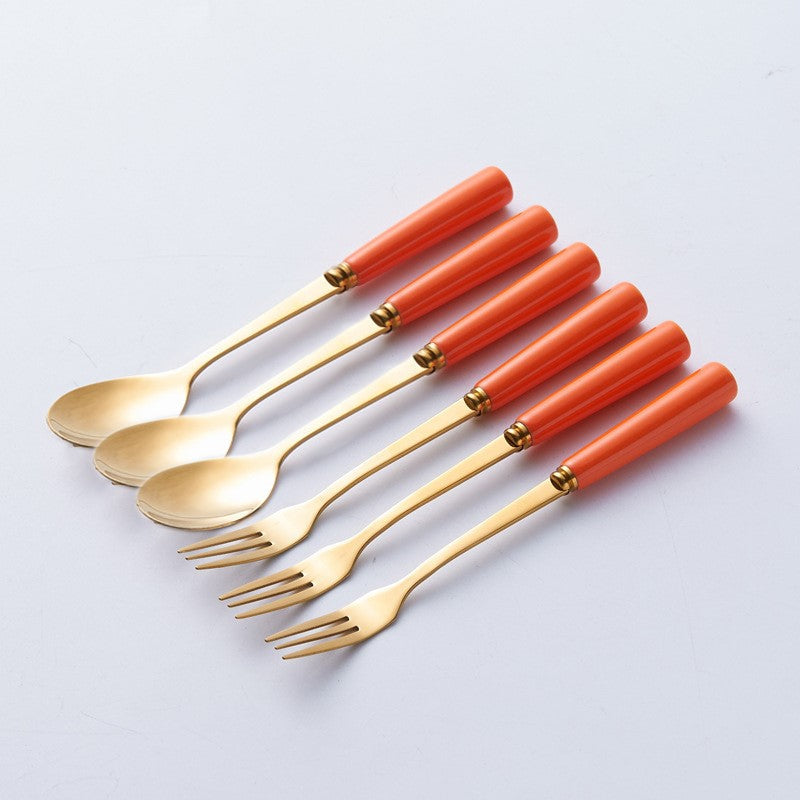 Empyrean Cutlery Stand With Spoon-Fork Set Cutlery Stand June Trading