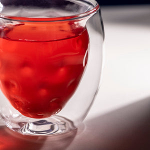 Hammered Texture Double Walled Glass Glasses June Trading