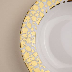 Aurulent Patchwork Rim Serving Plate Pasta Bowl June Trading