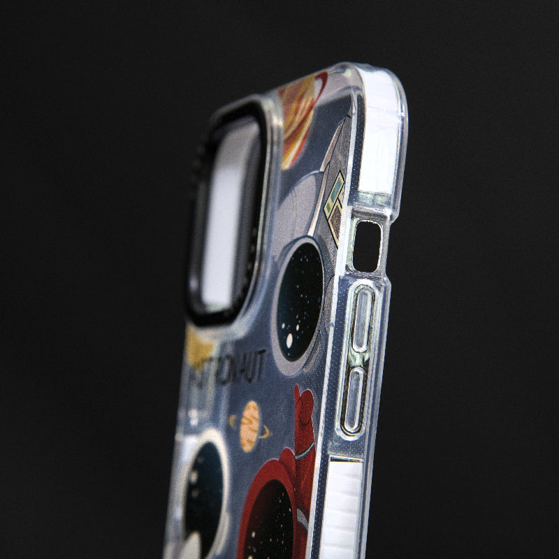 Astronaut Photo-Reel Anti-Shock Clear iPhone Cover Mobile Phone Cases June Trading