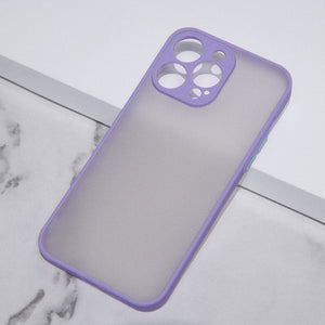 Acrylic Edge With Frosted Back Apple iPhone 14 Pro Cover Mobile Phone Cases June Trading Prettuy Plum