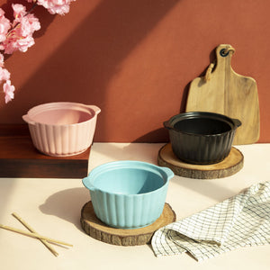 Crinkle Serving Bowl (Without Lid) Serving Bowls June Trading